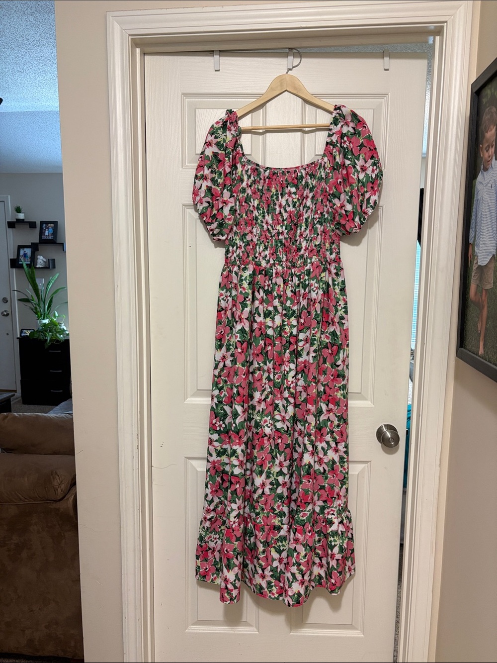 NWOT floral maxi dress